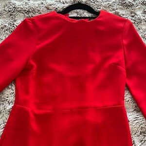 Red unworn dress! Cute bow detail in back